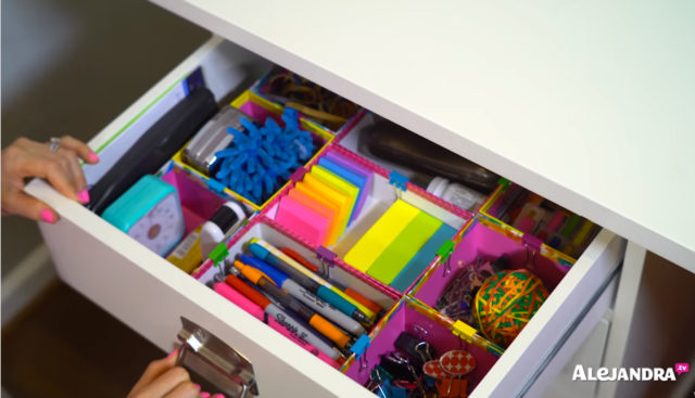 Home Office Organization Tips - How to Organize Office Supplies in a Desk Drawer