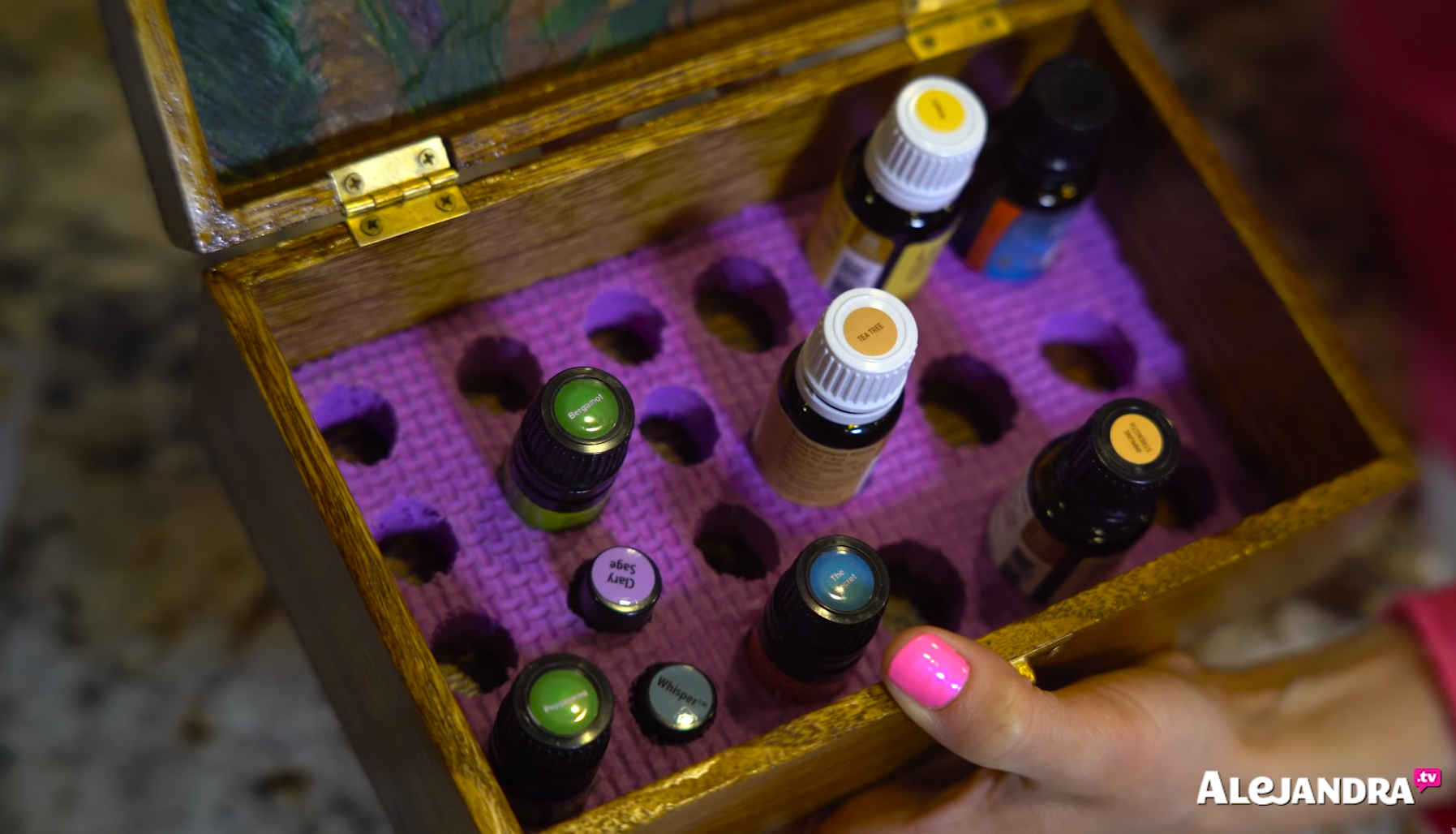 How to Organize Essential Oils - DIY Oil Organizer