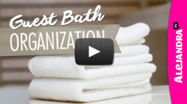 Guest Bathroom Organization Ideas & Tour