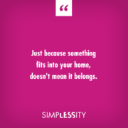 Just because something fits into your home, doesn't mean it belongs #AlejandraTV