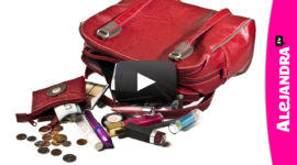purse handbag clean out