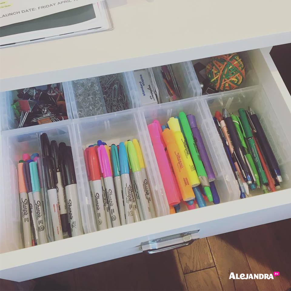 Desk Drawer Organization #AlejandraTV