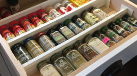 How to organize spices in a drawer from#AlejandraTV