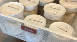 How to organize baking supplies