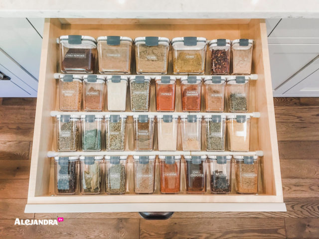 This Is Our New Spice Drawer!