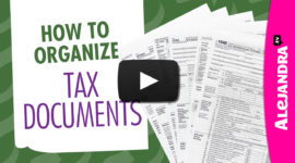 How to Organize Tax Documents, Paperwork, & Receipts